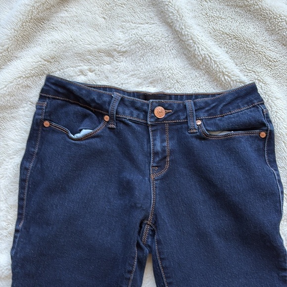 Cherry Blossom Dark Wash Bootcut Jeans | Stretch Denim | Classic Fit Size 9 - Picture 2 of 7